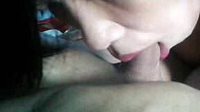 Friend's girlfriend sucks cock until orgasm