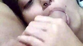 Debora Prado's submissive blowjobs make me feel loved every night