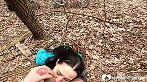 Deepthroat my cock after doggy fucking