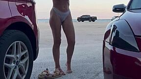 Compilation Of Dressing Up At The Car