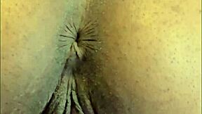 hot ebony girl fingers her pussy and plays with her pierced clit