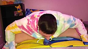 i am a chubby femboy jerking my cock to cum