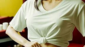 Blindfolded Asian Girls in Lingerie Receive Sensual Massages Underwear Teasing