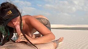 Crossdressing Babe Bends Over For Public Cowgirl And Deepthroat. Outdoor homemade scene in Maranhense sheets.