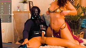 Darth Vader finally gets to facefuck Princess Leia!