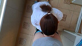 young russian doctor gave me a blowjob at the appointment asmr pov