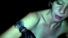 White Woman's Passionate Sucking of Big Black Cock