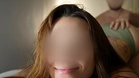 I cum all over on her ass and then gave her pussy an internal massage