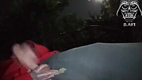 Small Waist Brunette Pornstar Takes Huge Cock In Public Garden Outdoor Nature Scene