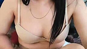 Colombian babe experiences deepthroat in her first homemade video as a petite slut.