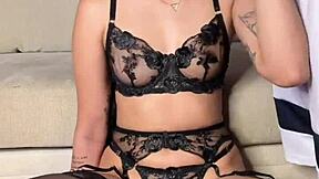 Vertical Lingerie Blowjob