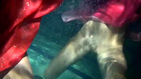 lilia mihalkova and natalia kupalka explore tight pussies underwater in the pool