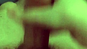 Naked Amateur Gives POV Handjob On Monster Cock