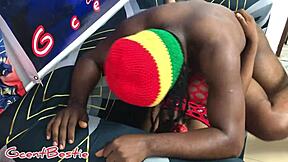 I watch my sexy mama neighbor receive a strong BBC from Gcent