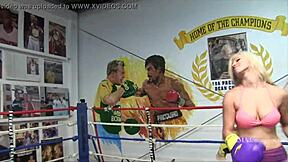 Is this blonde bombshell ready for mixed boxing?