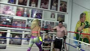Is this blonde bombshell ready for mixed boxing?