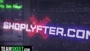 Who stole the costumes? Check out this shoplyfter trailer with threesome action!