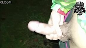 Small Waist Brunette Pornstar Takes Huge Cock In Public Garden Outdoor Nature Scene