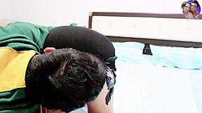 Thai teacher uses feet to give student oral for good grade