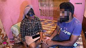 Mi sentivo così in colpa guardando la mia matrigna Sri Lanka cambiarsi, ma mi ha sedotto appassionatamente