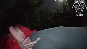 Small Waist Brunette Pornstar Takes Huge Cock In Public Garden Outdoor Nature Scene