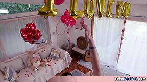 My cute latina stepsis fills her mini pussy