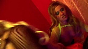 cindy behr and karen wood as busty milfs teasing with pantyhose and toys