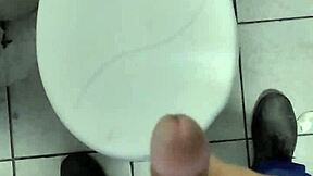 Masturbating at work intensely