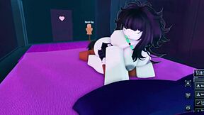 Horny Slut Dicked Down by King Roblox