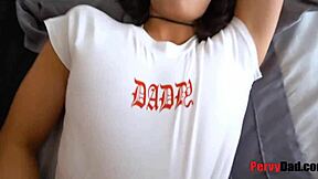 blindfolded step daughter gets fucked by daddy in taboo hardcore