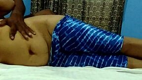 Indian MILF wife cheats with husband friend in hotel doggystyle