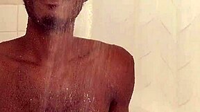 wet scene with beautiful brunette and father in law