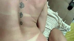 Housewife's tight pussy almost doesn't fit in rough homemade sex with neighbors