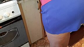 Secretly Reaching Into My Wet Panties While Stepsister Prepares Dinner – Risky Thrill!