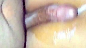 Boyfriend nuts on girlfriend ass while friend watches