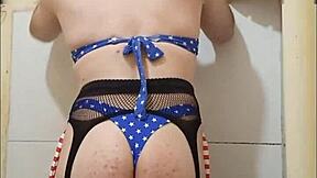 Feeling Excited by Friend's Bikini and Shemale Ass!