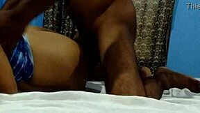 Indian MILF wife cheats with husband friend in hotel doggystyle