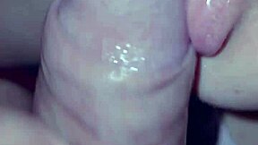 This bbw in amateur homemade video loves giving blowjobs, one day two nuts, what a home cumming