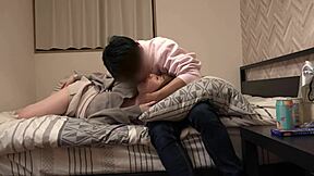 Jeg optog hemmeligt denne varme asiatiske babe i hjemmelavet sex optagelse