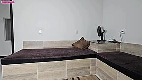 Watch this pregnant blonde show off while her husband fucks her?