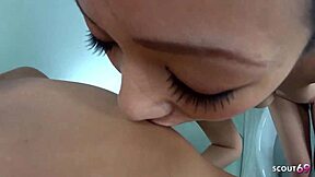 Perfect Body Japanese Step-Sister Blows and Titjobs in Bathtub!