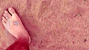 Wow, Look at These Bare Feet Playing in the Sand for Sensory Fetish