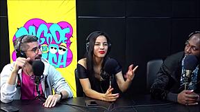 brazilian morena with boyfriend talking dirty