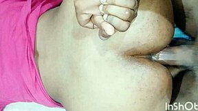 Hardcore anal fucking video of sweet indian bhabhi with gaping asshole and creampie in homemade setting