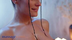 lexi dona and latina babe have lesbian scissoring orgasm in massage room