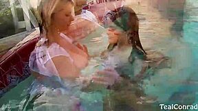 Vicky Vette Licks Pussy Lips In Pool Orgasm!