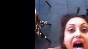 Priya rai sucking d in a gym