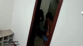 behind the scenes, young karolzinha gets rough interracial anal sex and double penetration with big black cock