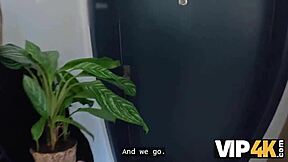 shy curvy babe amalia davis chats with neighbor