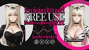 Girl fucks guy in erotic crossdressing threesome with milf femdom strapon mistress 😈